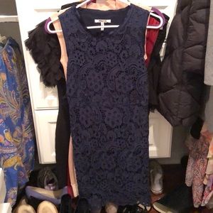 Navy lace dress